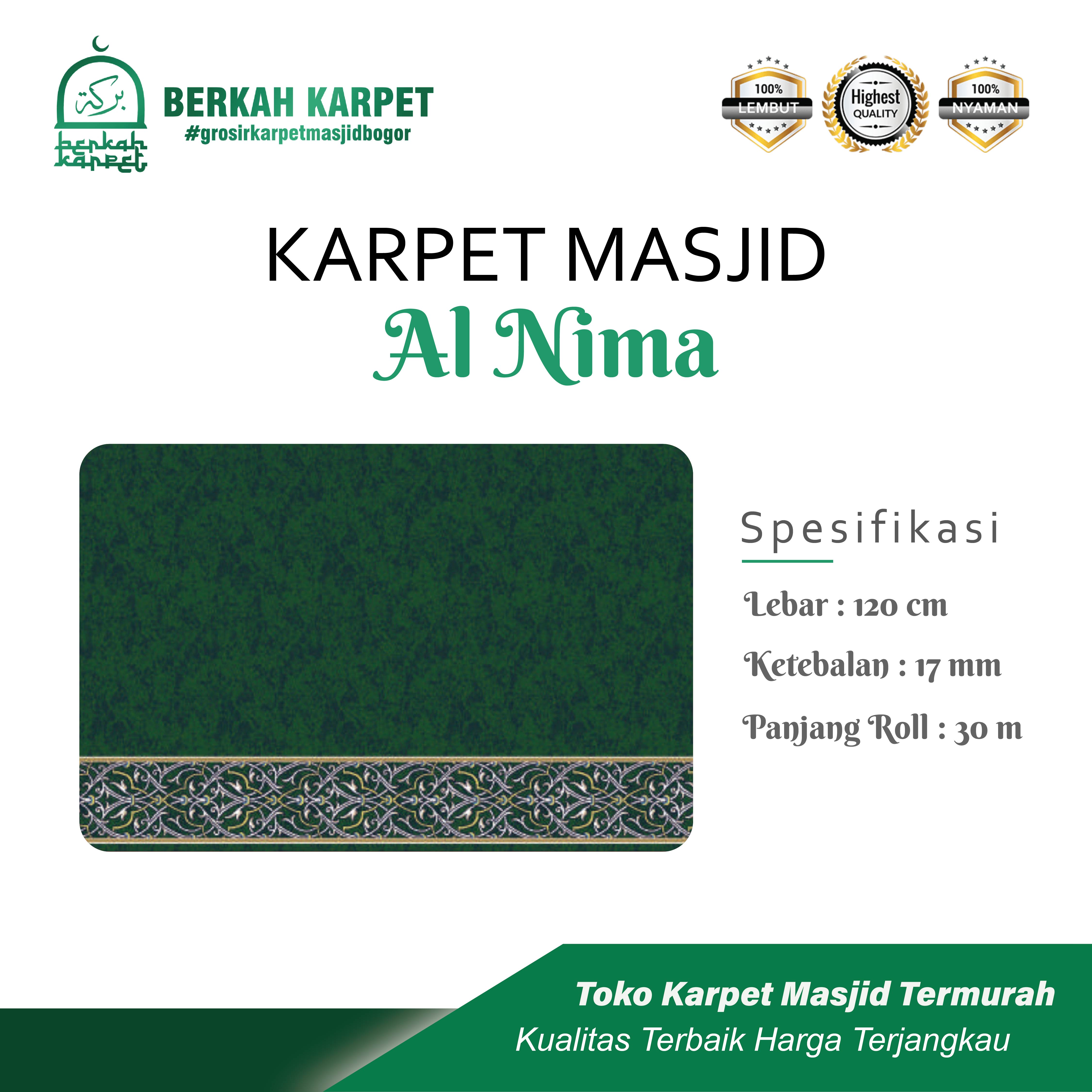 AL NIMA KARPET MASJID METERAN